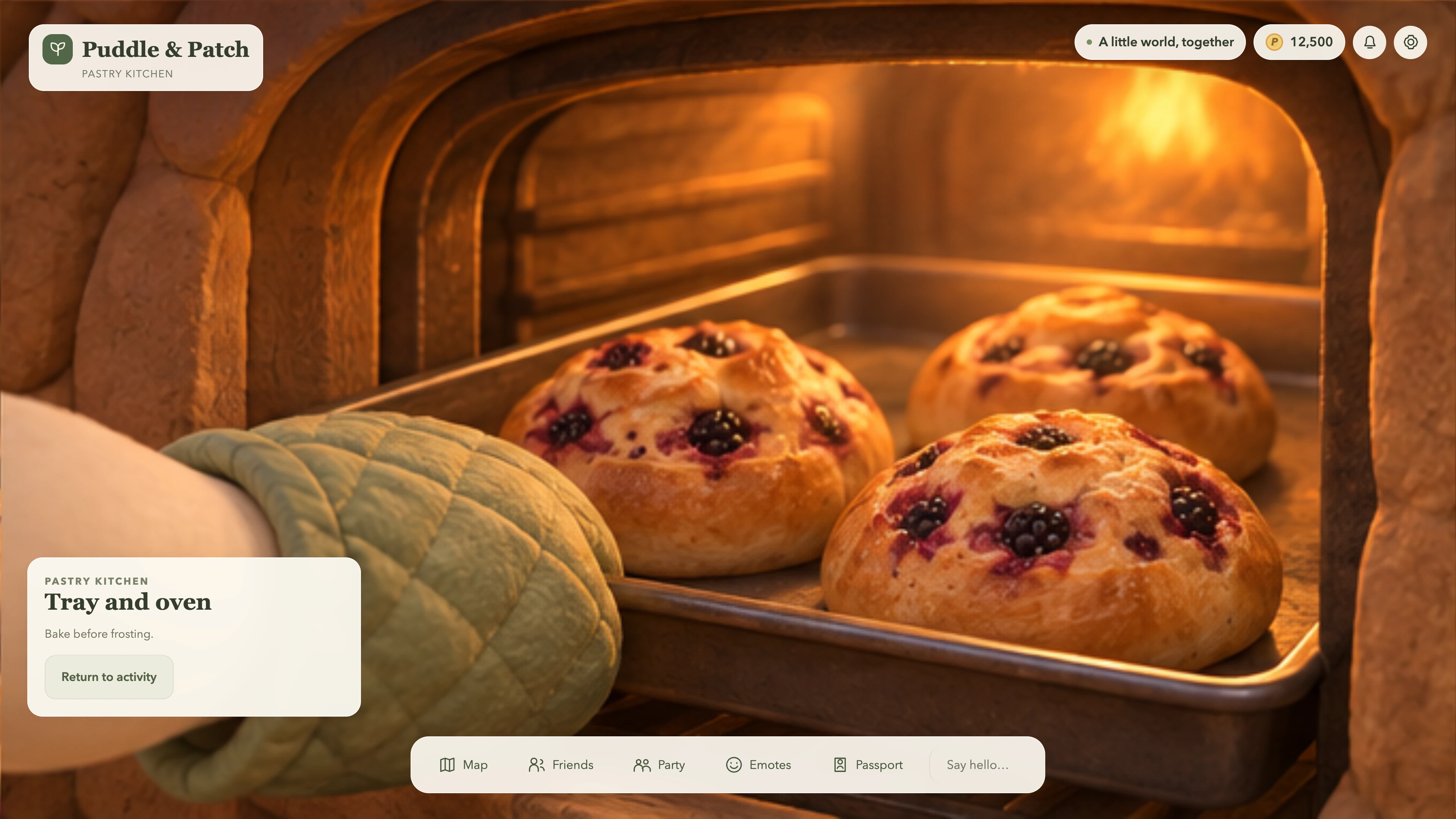 Bake camera study